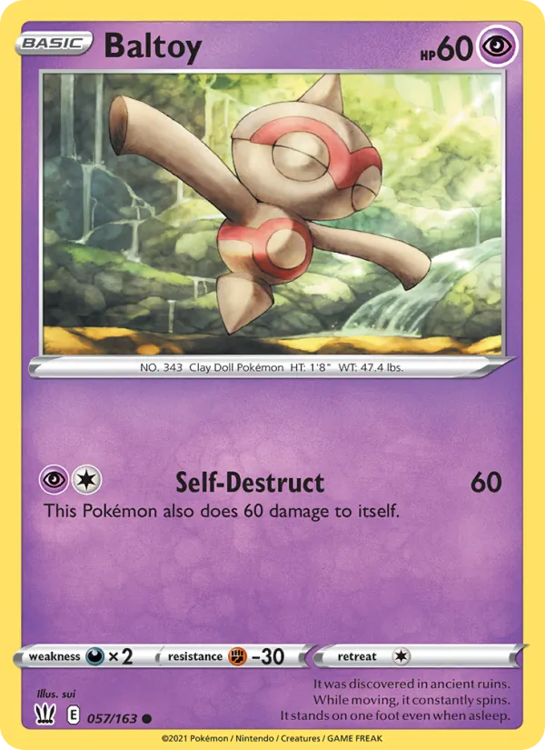 57 Baltoy – Battle Styles