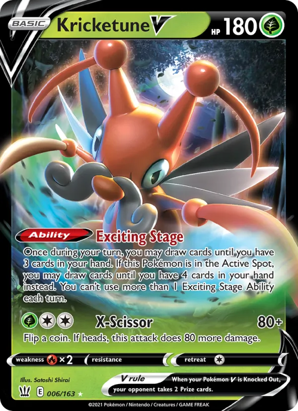 6 Kricketune V – Battle Styles