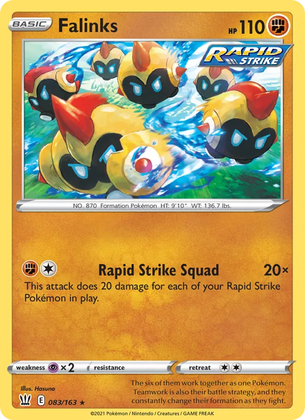 83 Falinks – Battle Styles