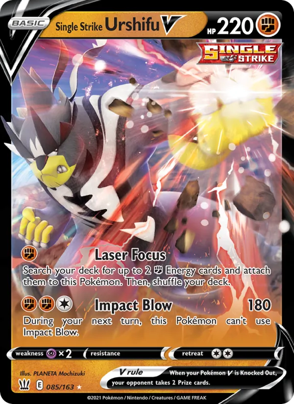 85 Single Strike Urshifu V – Battle Styles