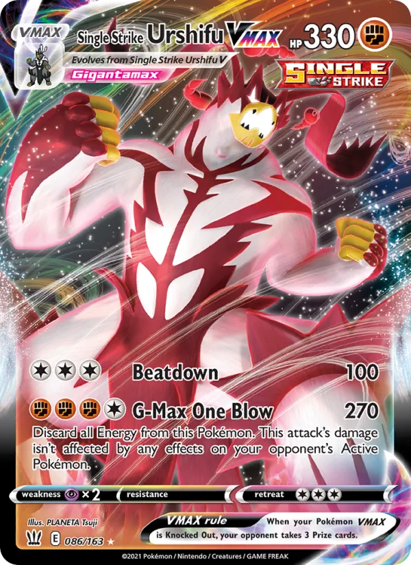 86 Single Strike Urshifu VMAX – Battle Styles