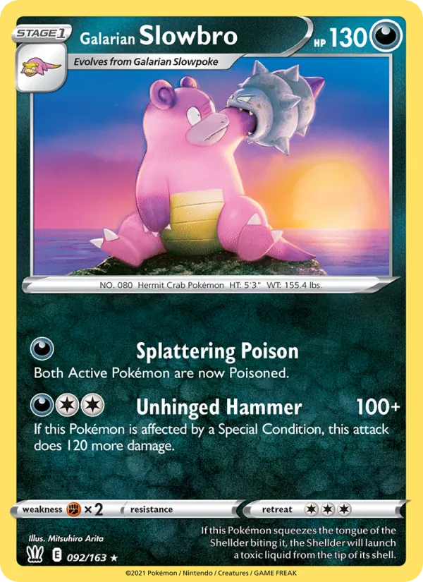 92 Galarian Slowbro – Battle Styles