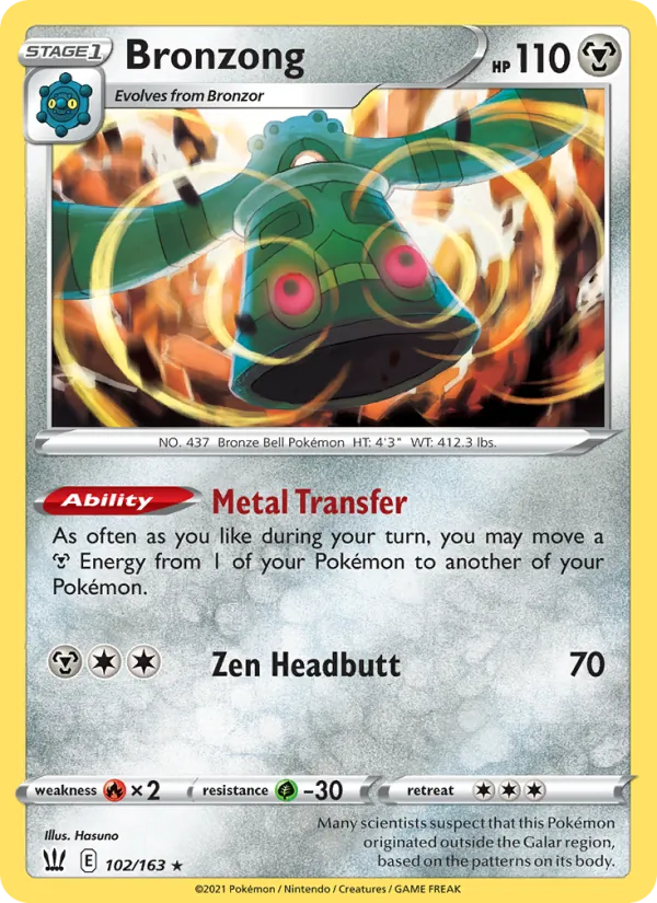 102-RH Bronzong – Battle Styles