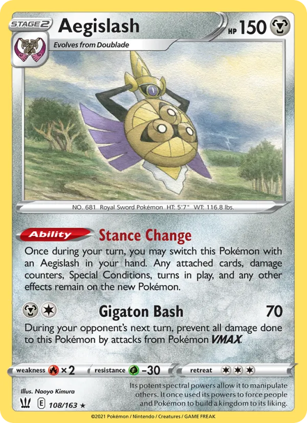 108-RH Aegislash – Battle Styles