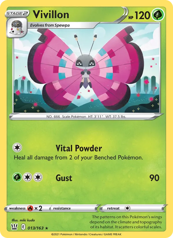 13-RH Vivillon – Battle Styles