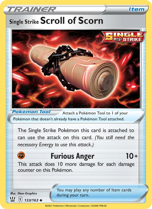 133-RH Single Strike Scroll of Scorn – Battle Styles
