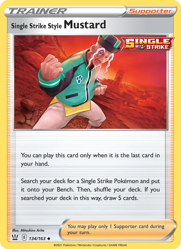 134-RH Single Strike Style Mustard – Battle Styles