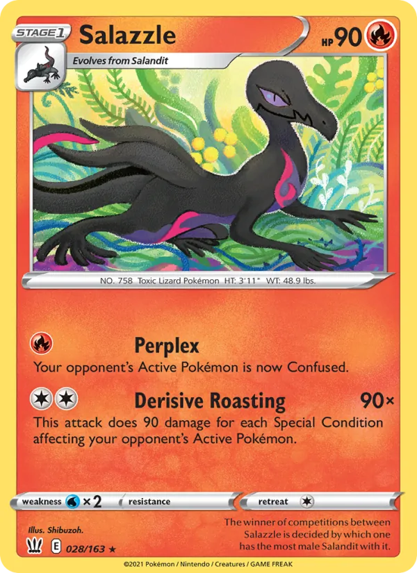 28-RH Salazzle – Battle Styles