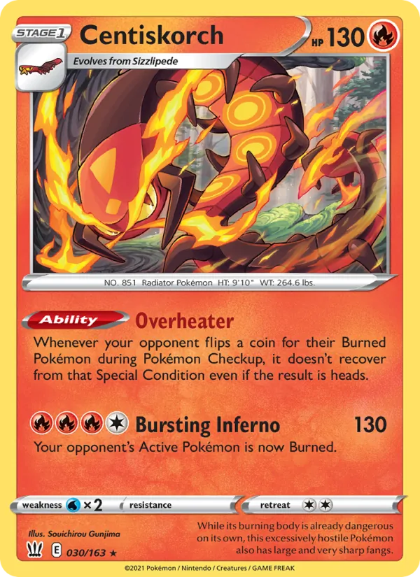 30-RH Centiskorch – Battle Styles