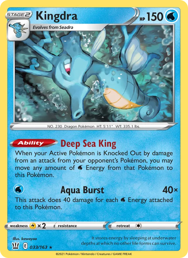 33-RH Kingdra – Battle Styles