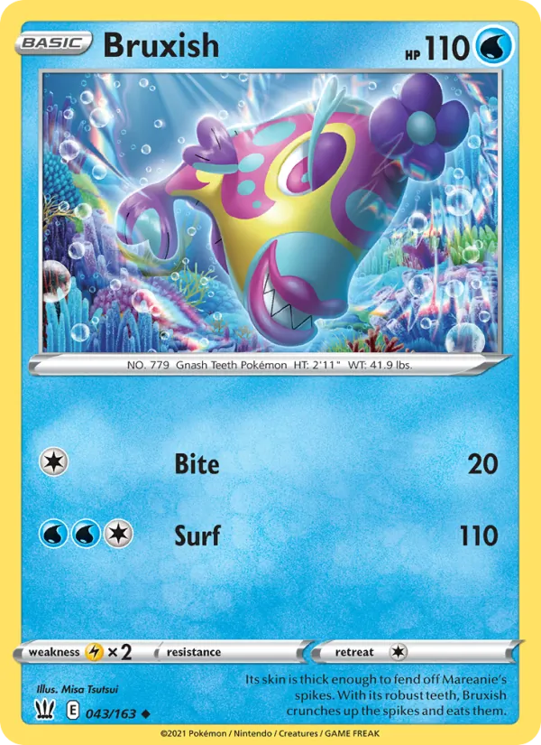 43-RH Bruxish – Battle Styles