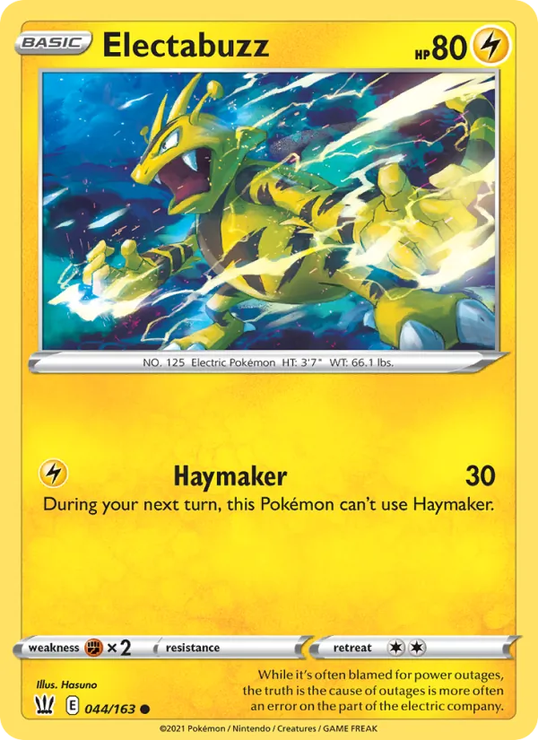 44-RH Electabuzz – Battle Styles