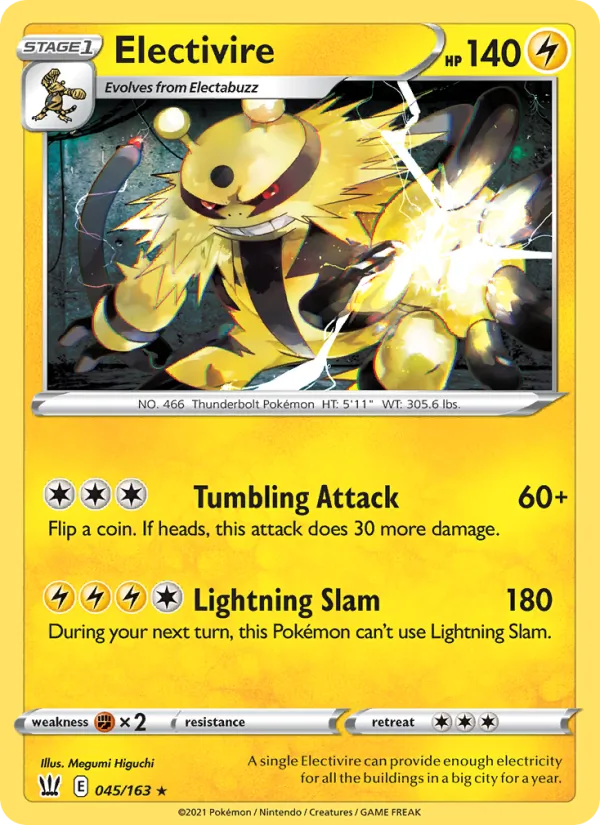 45-RH Electivire – Battle Styles