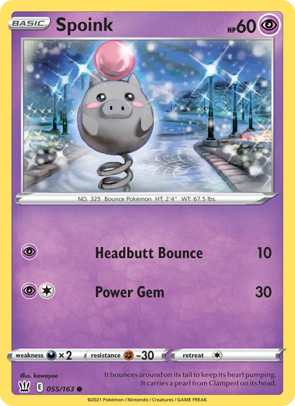 55-RH Spoink – Battle Styles