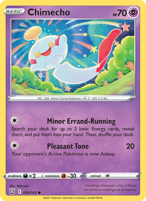 59-RH Chimecho – Battle Styles