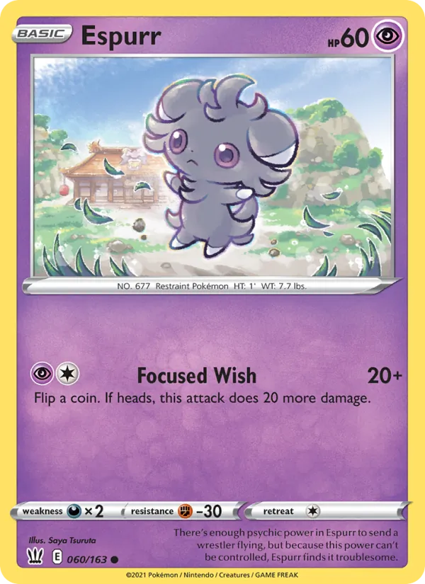 60-RH Espurr – Battle Styles