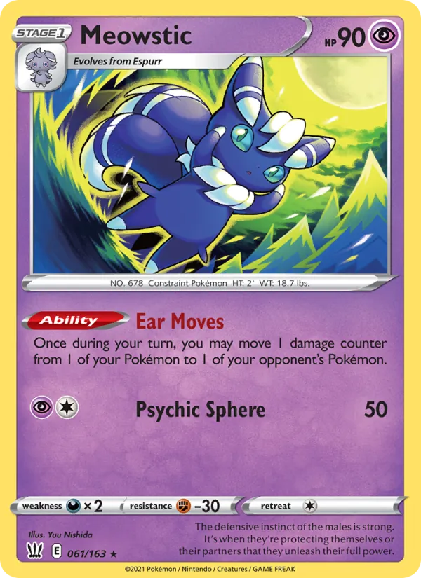 61-RH Meowstic – Battle Styles