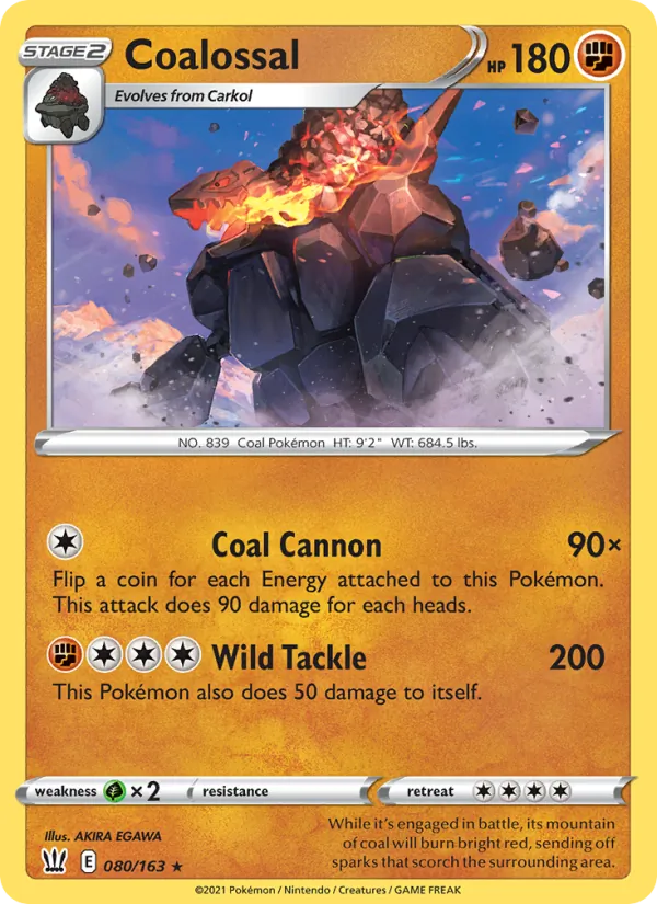 80-RH Coalossal – Battle Styles