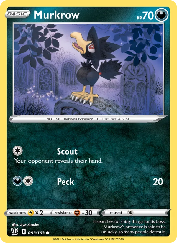 93-RH Murkrow – Battle Styles