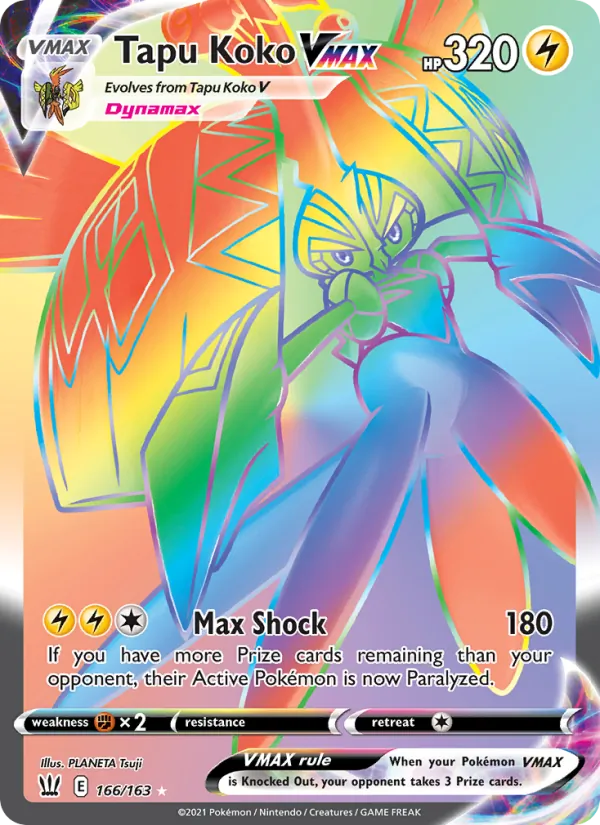 166 Tapu Koko VMAX – Battle Styles