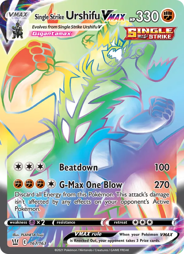 167 Single Strike Urshifu VMAX – Battle Styles