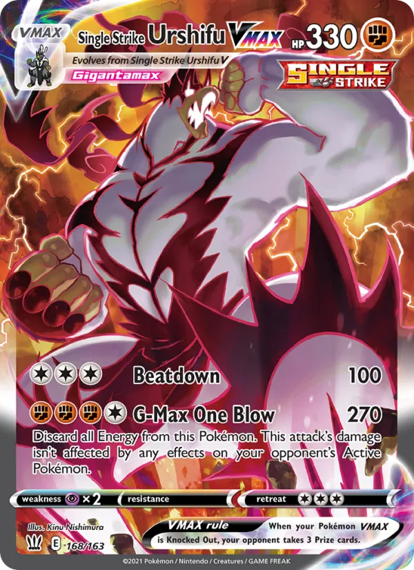 168 Single Strike Urshifu VMAX – Battle Styles
