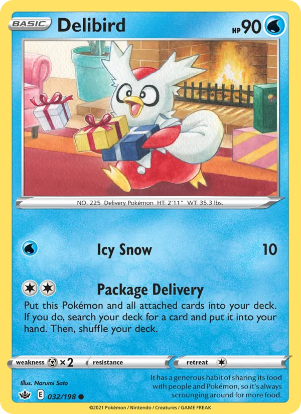 32-normal-snowflake Delibird (Snowflake stamp) – Chilling Reign