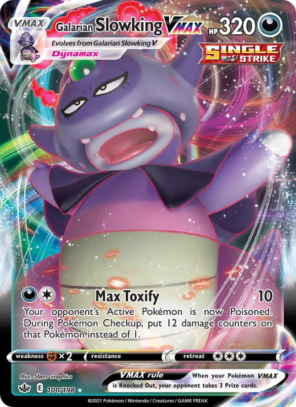 100 Galarian Slowking VMAX – Chilling Reign