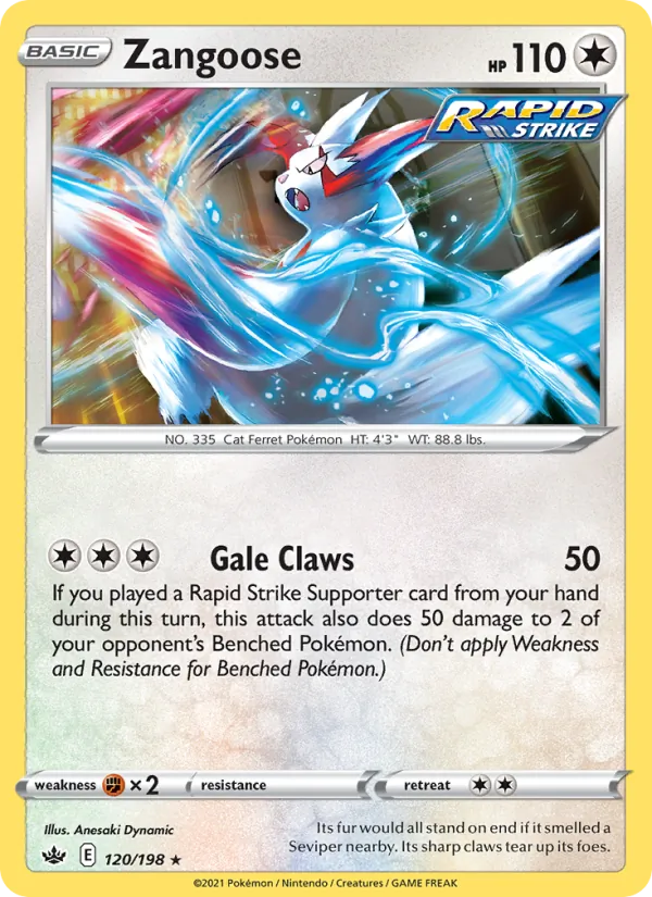 120 Zangoose – Chilling Reign