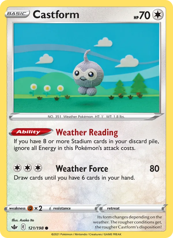 121 Castform – Chilling Reign