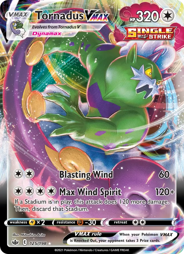 125 Tornadus VMAX – Chilling Reign