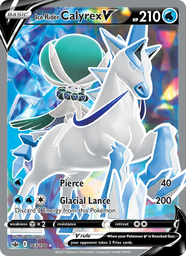 163 Ice Rider Calyrex V – Chilling Reign