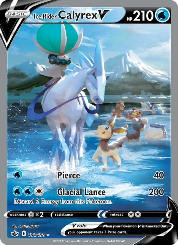 164 Ice Rider Calyrex V – Chilling Reign