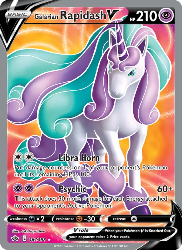 167 Galarian Rapidash V – Chilling Reign