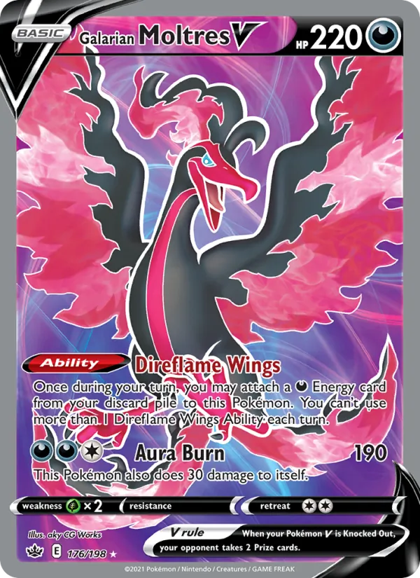 176 Galarian Moltres V – Chilling Reign
