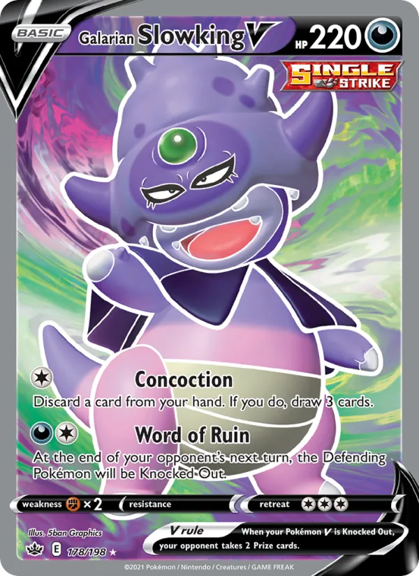 178 Galarian Slowking V – Chilling Reign
