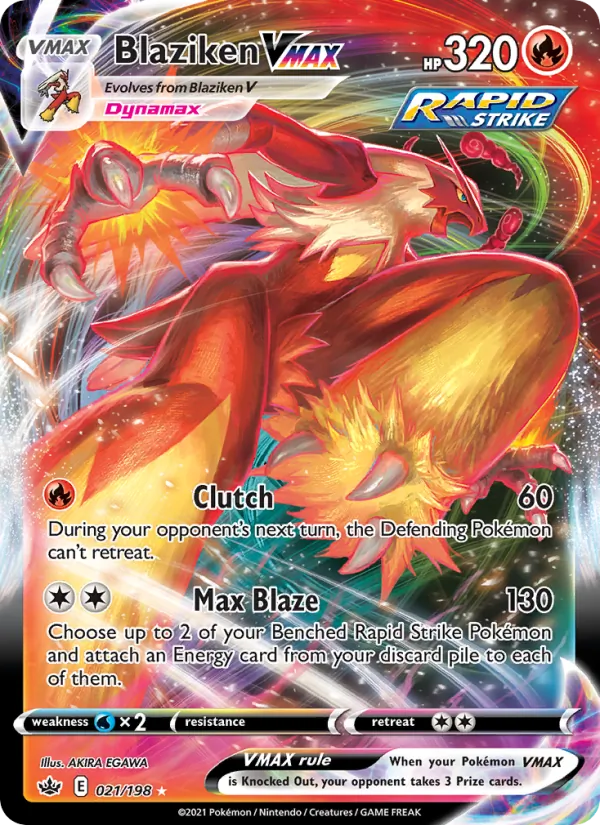 21 Blaziken VMAX – Chilling Reign