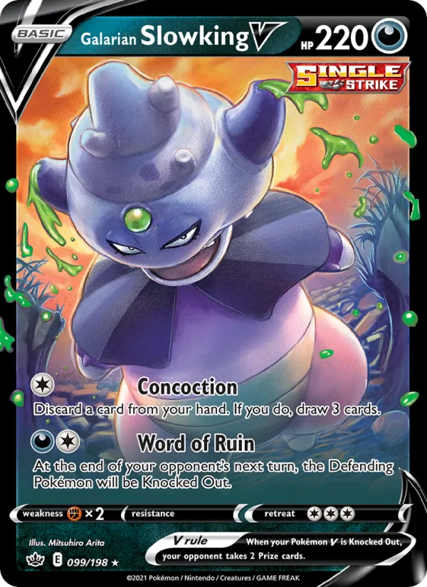 99 Galarian Slowking V – Chilling Reign