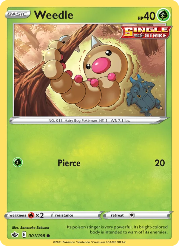 1-RH Weedle – Chilling Reign