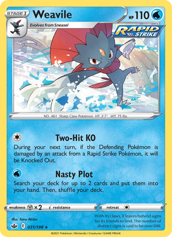 31-RH Weavile – Chilling Reign