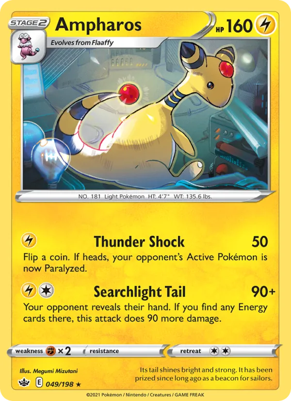 49-RH Ampharos – Chilling Reign