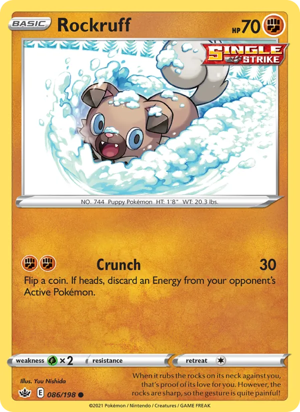 86-RH Rockruff – Chilling Reign