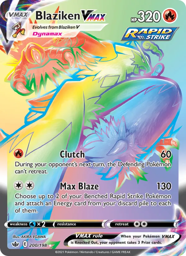 200 Blaziken VMAX – Chilling Reign
