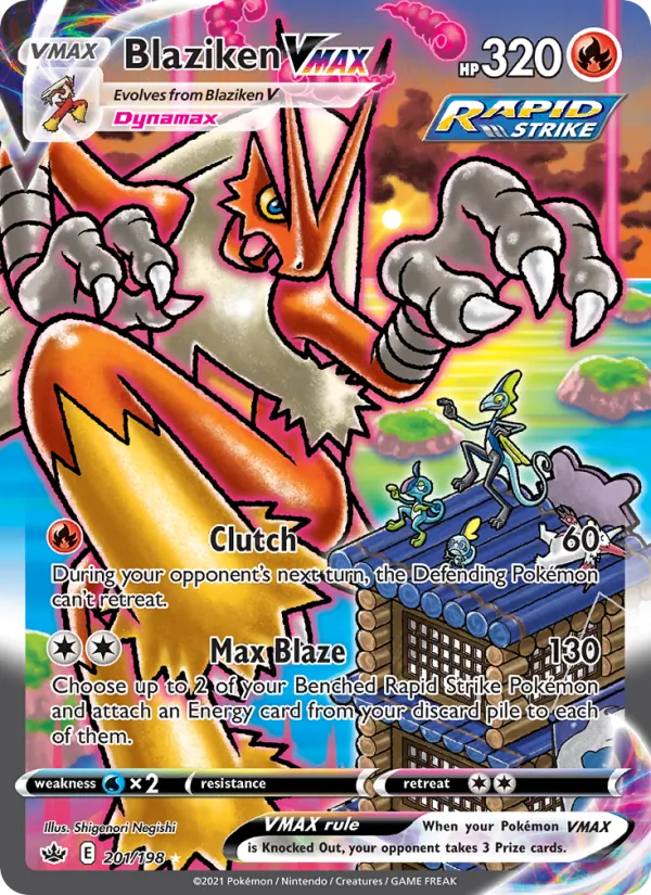 201 Blaziken VMAX – Chilling Reign