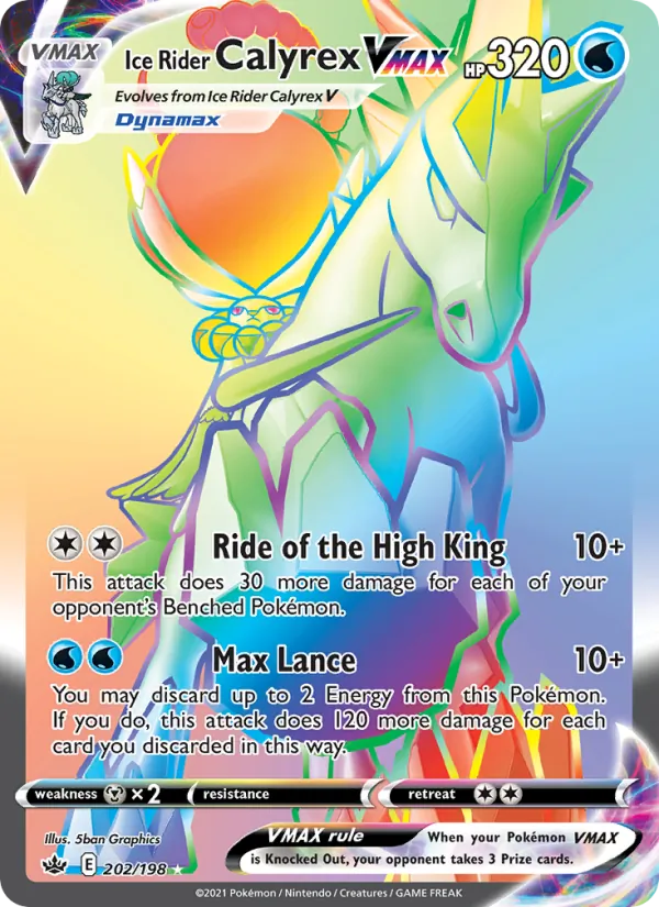 202 Ice Rider Calyrex VMAX – Chilling Reign