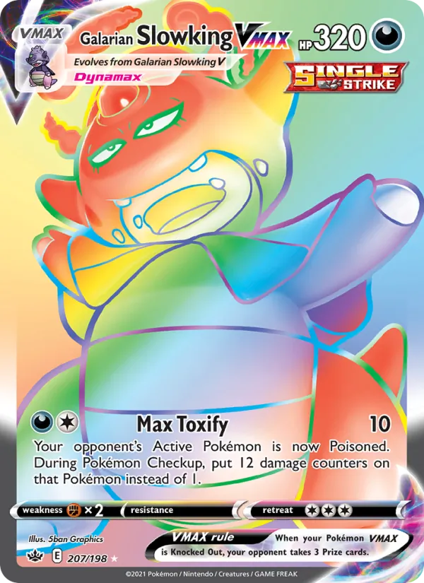 207 Galarian Slowking VMAX – Chilling Reign