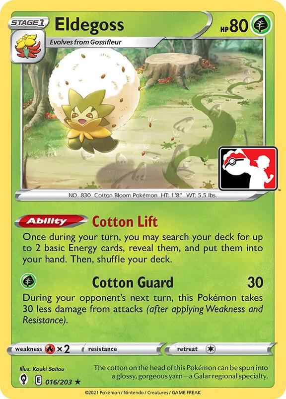 16-normal-playerrewardsprogram Eldegoss (Normal, Player Rewards stamp) – Evolving Skies