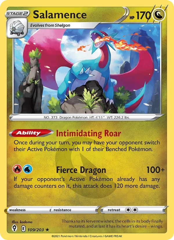 109 Salamence – Evolving Skies