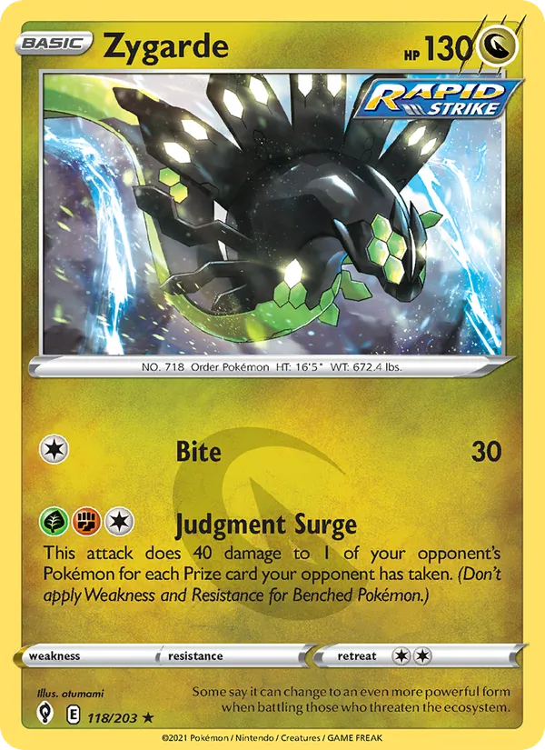 118 Zygarde – Evolving Skies