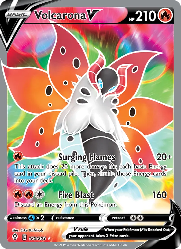 170 Volcarona V – Evolving Skies